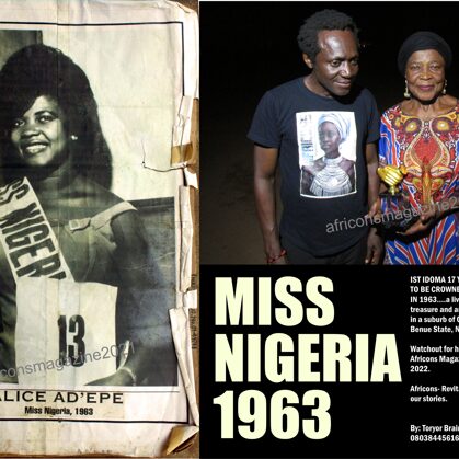 Proudly Idoma...as Alice Alache Adepe wins Miss Nigeria in 1963