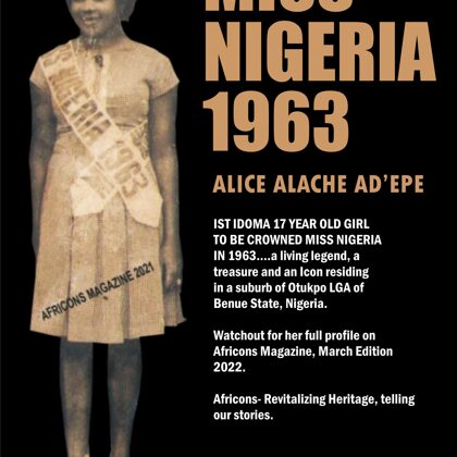 Idoma girl at 17 that won miss Nigeria in 1963